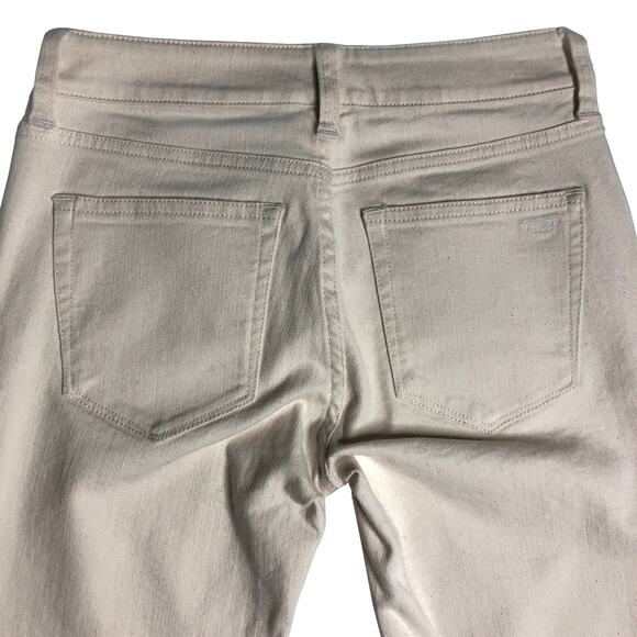 Vineyard Vines Raw Hem 5 Pocket Skinny Denim - Size 00 - Picture 7 of 12